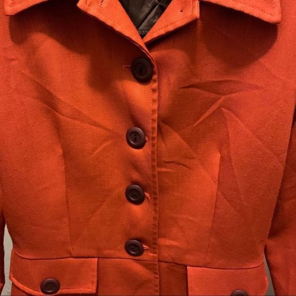 Vintage A-list Burnt Orange Jacket - Picture 5 of 7